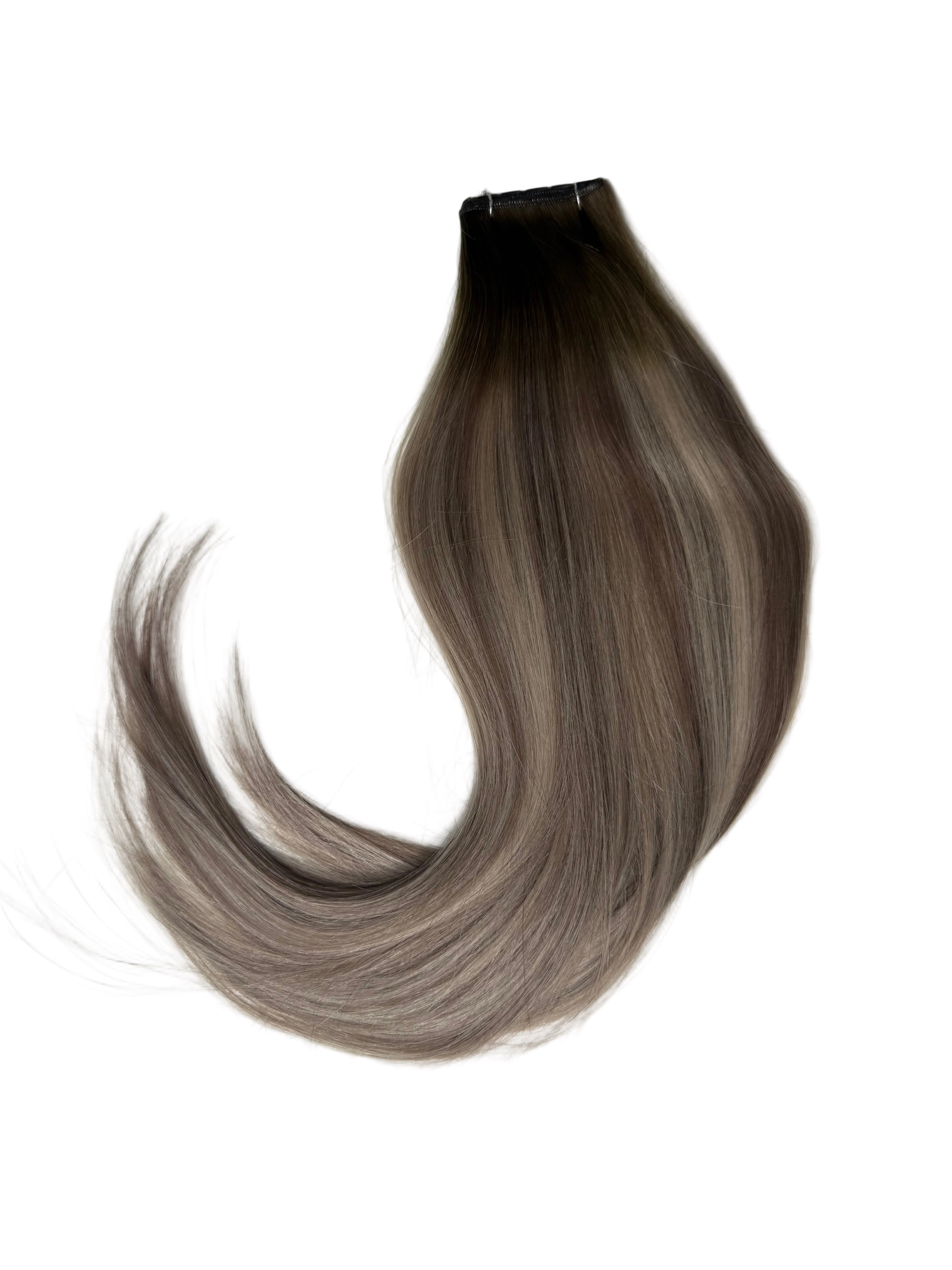 Butterfly weft - Cookies & Cream 60g - Kallblond slingad