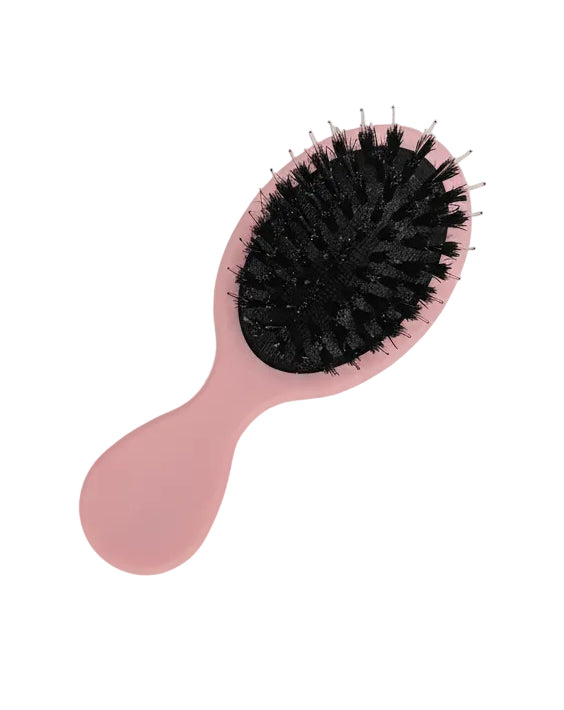 Pink Peony Mini Brush - perfekt i handväskan