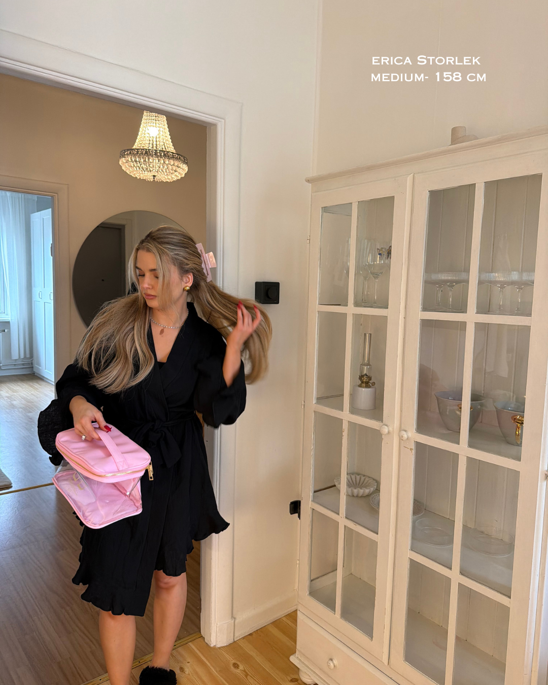 Brunch & Balance - Robe Fairy Waffle JET BLACK - 100% Cotton