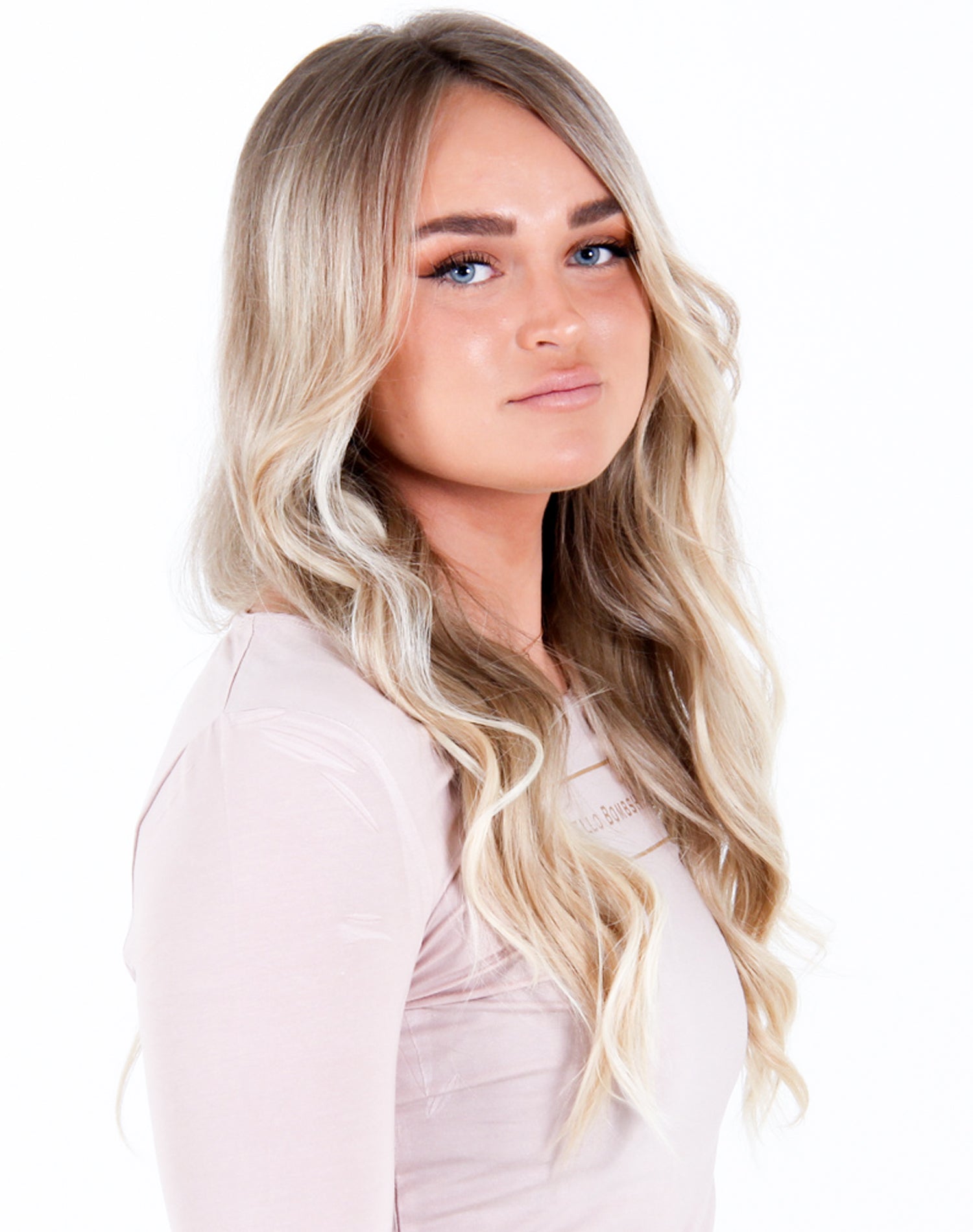 Äkta löshår från Hello Bombshell i färgen #18-60