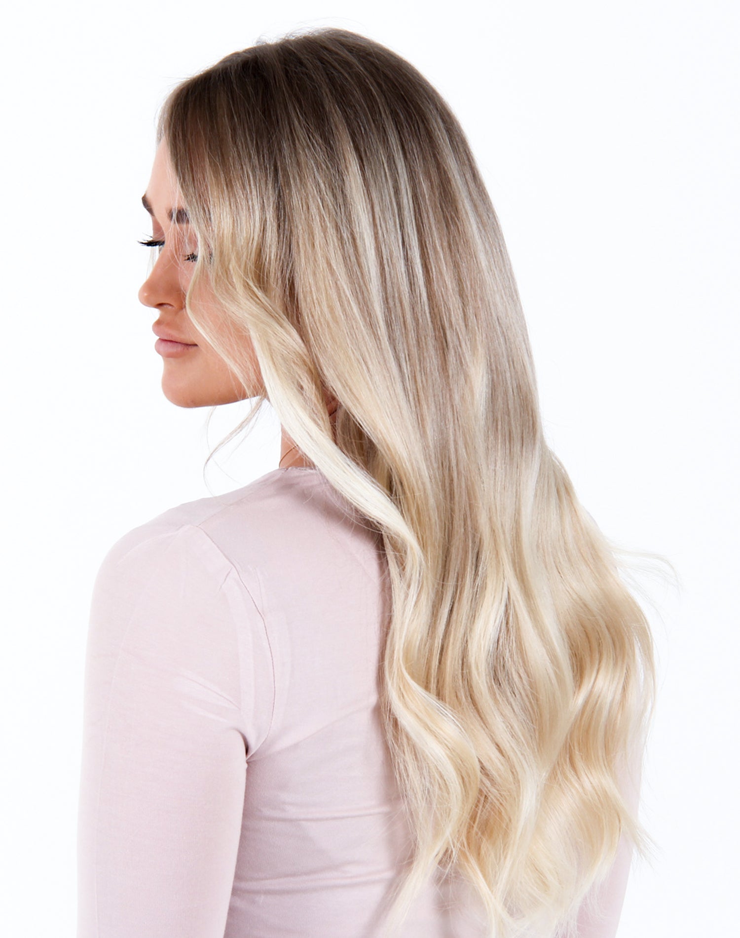 Äkta löshår från Hello Bombshell i färgen #18-60