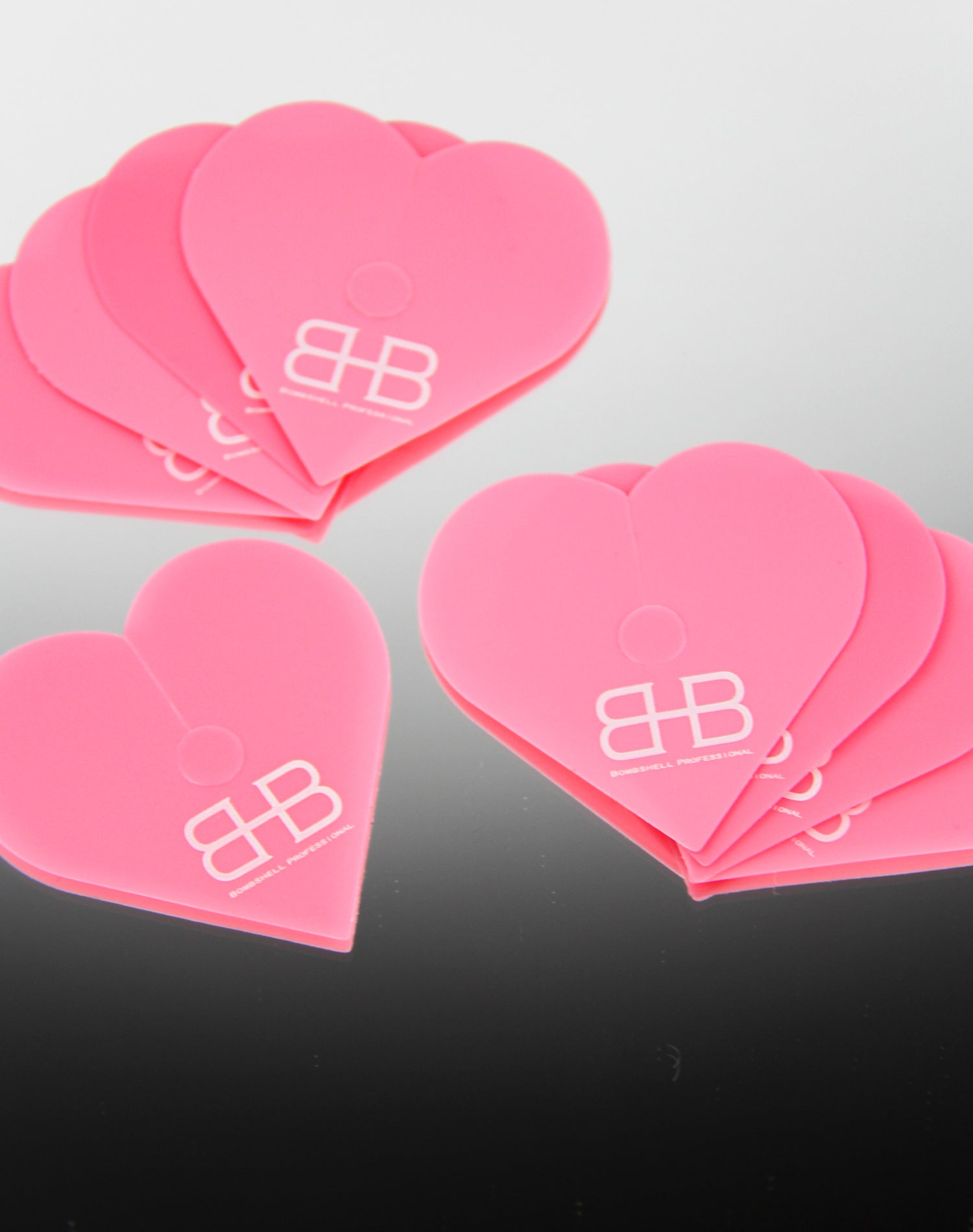 Bombshells - Pink Love protective plates for Keratin extensions
