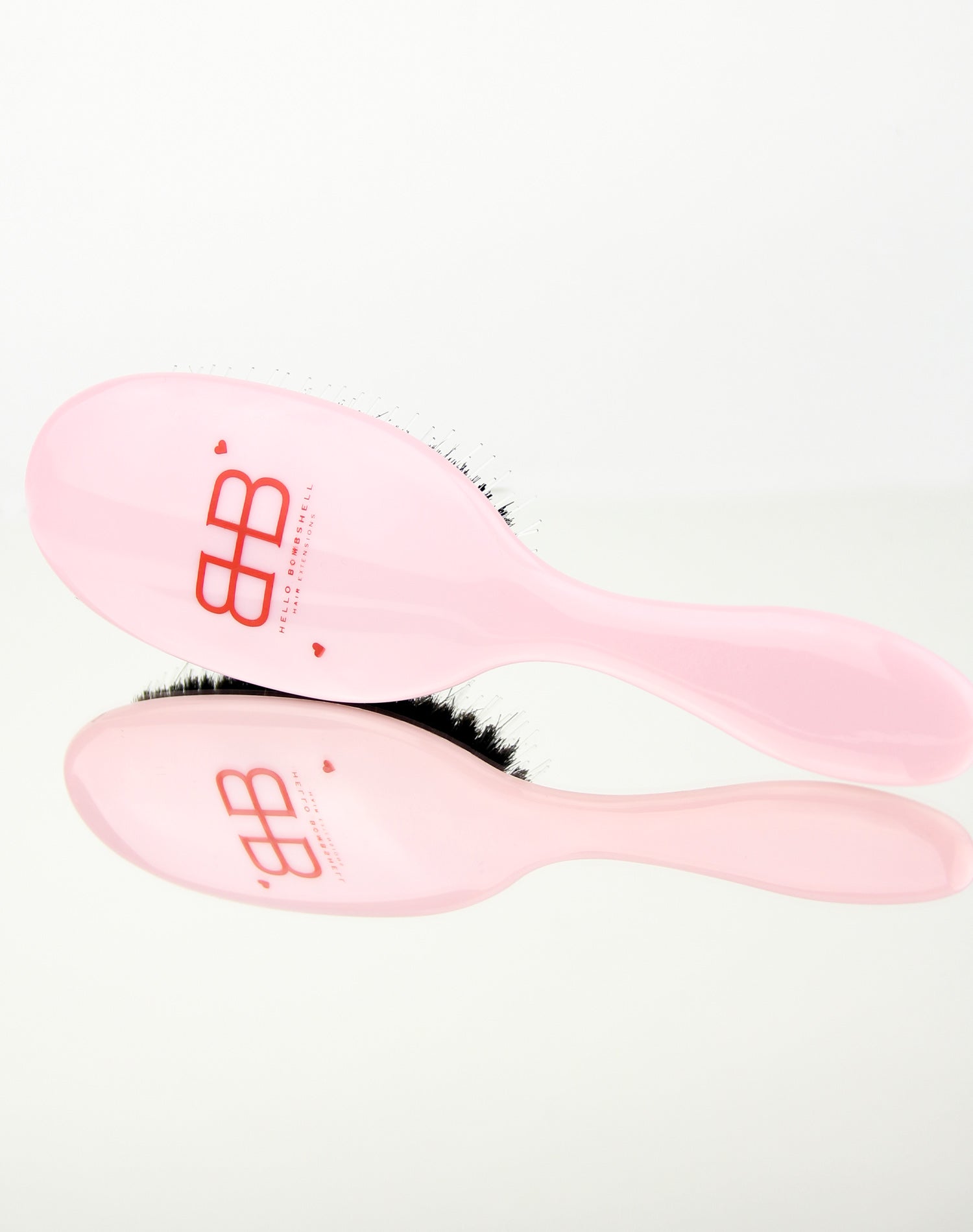 Bombshells - Pink Peony Hairbrush